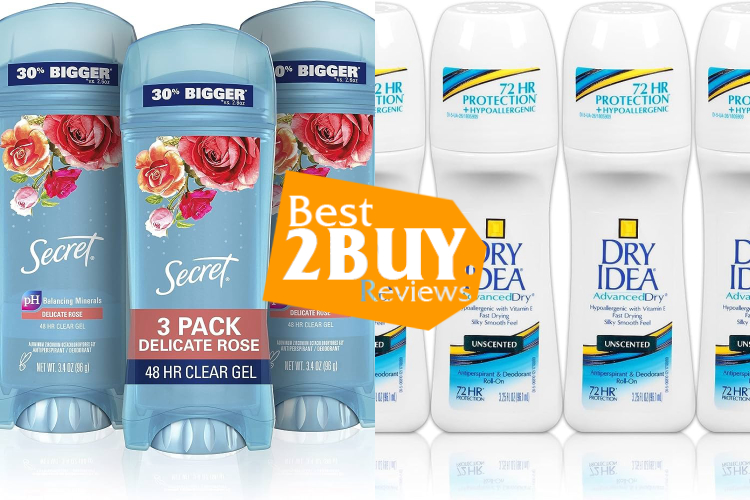  Antiperspirant Deodorants