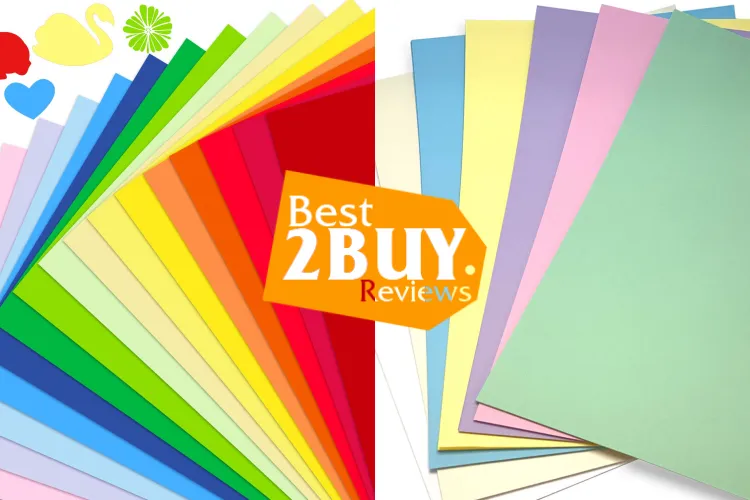 Colored paper for crafts, school, and daily projects