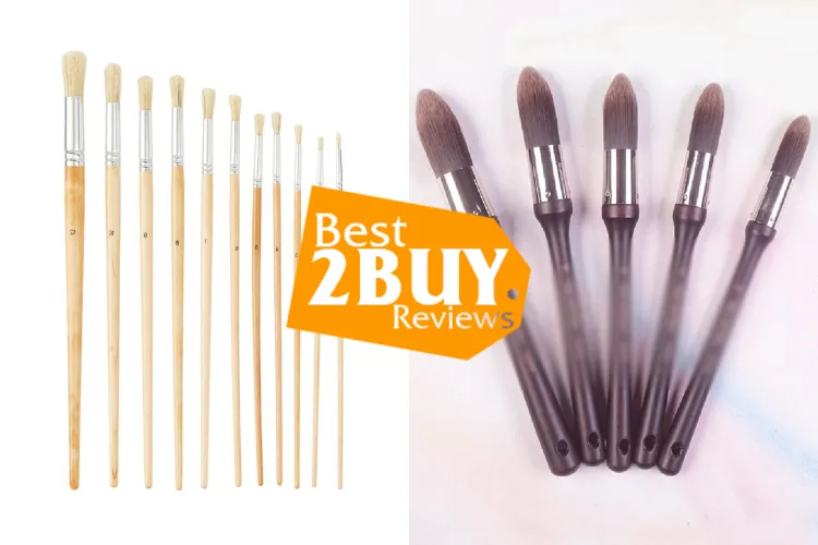 Round Art Paintbrushes Review: Best Brushes for Acrylic, Watercolor & Detail Painting