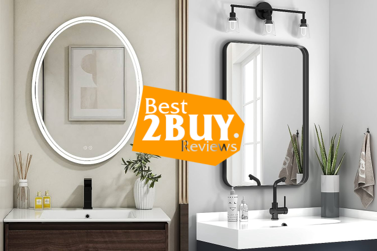 Wall-Mounted Vanity Mirrors